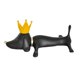 thumbnail image 2 of Escultura de perro durmiente Sunnimix decoración vívida juguetes para niños Negro_l, 2 of 8