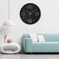 thumbnail image 4 of Reloj de pared de número redondo Zulema Reloj de pared 30cm, 4 of 8