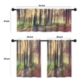 thumbnail image 4 of LALILO Kitchen Curtains and Valances Set of 3 36" Beautiful Window Treatment Tiers for Window Decor, 4 of 5