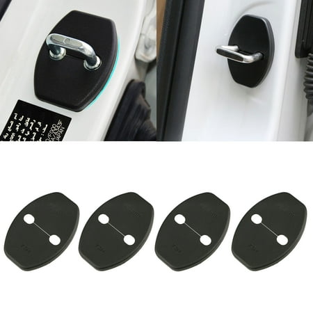 EEEKit 4-Pack Durable Car Door Lock Anti Rust Sticker Protective Covers Vehicle Accessories For 2012-2013 Jetta, 1998-2013 Beetle (2 Doors), (Best Way To Cover Rust On Car)