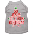 thumbnail image 1 of Go Jesus Screen Print Dog Shirt Grey Xxl (18), 1 of 1