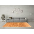 thumbnail image 3 of Ahgly Company Indoor Rectangle Abstract Orange Modern Area Rugs, 8' x 10', 3 of 4