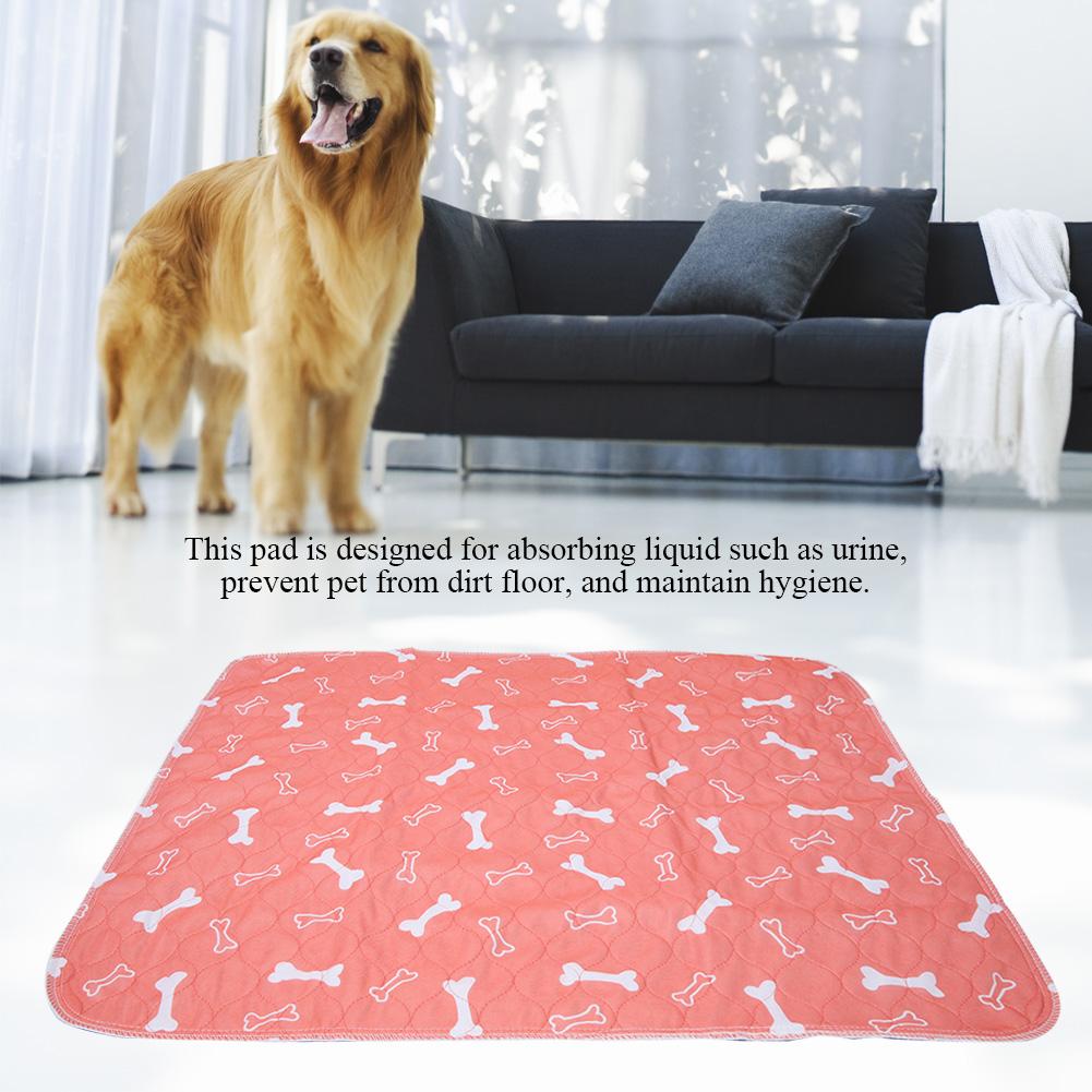 OTVIAP 3 Sizes Reusable Waterproof Puppy Dog Cat Pee Bed Pad Carpet