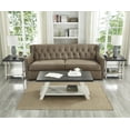 thumbnail image 2 of Roundhill Furniture Athens Contemporary 3-Piece Wood Shelf Coffee Table Set in Weathered Charcoal and Beige, 2 of 7