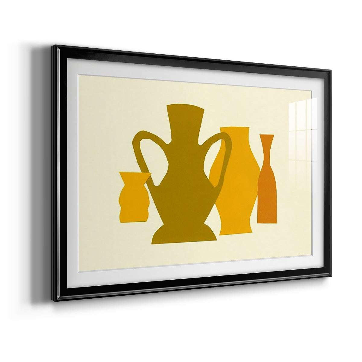 Posing Pottery I Premium Framed Print - Ready to Hang