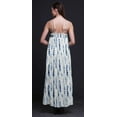 thumbnail image 2 of Bimba Robe Longue Maxi Imprimée à Bretelles Spaghetti Ajustables en Rayonne Shibori pour Femmes Boho-Grande, 2 of 4