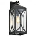 thumbnail image 4 of Nuvo Lighting Oaklyn 1 Light Large Wall Lantern Matte Black with Clear Glass, 4 of 17