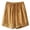 Yellow, variant on Shorts for Women Summer Cotton Linen Elastic Waist Lace Hollow out Hem Wide Leg Vintage Boho Casual Shorts with Pockets