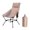 Khaki - High Back, variant on Ultralight Folding Camping Chair 2-in-1 Height Adjustable Square Frame For Stability Quick Setup Hiking Beach Fishingrcycle Travel