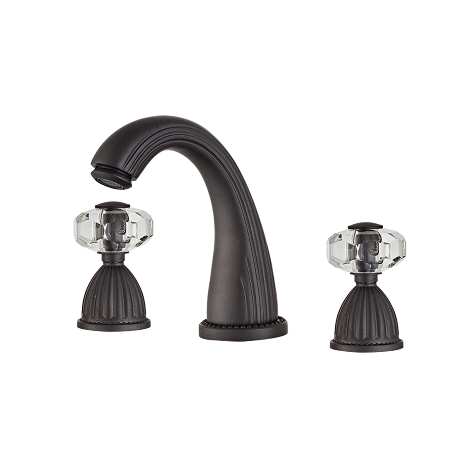 Faucet Gun Grey Bathroom Sink Faucet 3 Hole Widespread Gold/Black/Chrome Basin Mixer Hot And Cold Water Tap New ,360° Swivel Spout