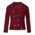 thumbnail image 3 of Vedolay Womens Tops Casual Women's Blazer Jackets Casual Open Front Long Sleeve Work Office Top, XXL, 3 of 5