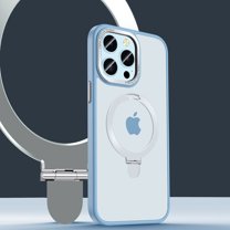 Allytech for iPhone 13 Case with Magnetic Invisible Stand, Military Drop Protection Compatible with MagSafe Shockproof Slim Thin Protective Case for iPhone 13 6.1" 2021, Blue