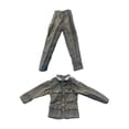 thumbnail image 4 of Figura masculina a escala 1/6, uniforme de muñeca, chaqueta y pantalones, moda, figuras de acción, ropa para muñecos masculinos de 12 pulgadas, 4 of 7