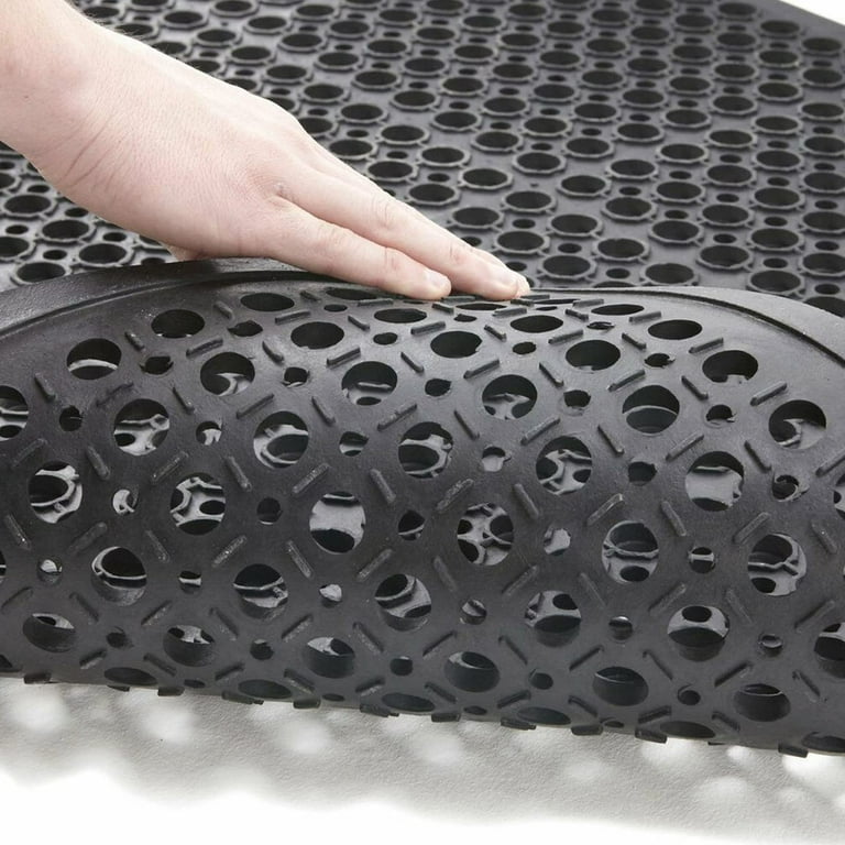 tonchean Large 83 x 36 Rubber Floor Mat Doormat for Kitchen, Indoor  Outdoor Floor Mat Anti-Fatigue Non-Slip Drainage Mat 