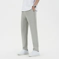 thumbnail image 5 of CLOISE Mens Travel Pants with Pockets Big and Tall Long Pants Casual Trousers Stretchy Solid Baggy Bottoms Beach Clothes, 5 of 7