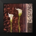 thumbnail image 2 of Marcon, Michael 20x20 Black Modern Framed Museum Art Print Titled - Calla Lilies II, 2 of 5