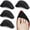 Black, variant on MSHUN Soft Sponge Adjustable Shoe Filler, 4 Pieces Toe Filler Inserts Unisex Breathable Soft Big Toe Plug Forefoot Pad Shoe Filler for High Heel Foot Pain Relief for Women Girls (Black/Apricot)