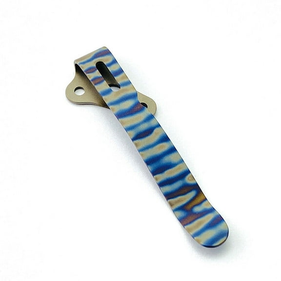 1pc Titanium Deep Carry Pocket Clip For AD20.5  AD20 Demko Knives Pattern