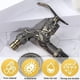 thumbnail image 3 of Retro Brass Wall Mounted Faucet, G1/2" Outdoor Garden Faucet, Antique Brass Faucet, Vintage Wall Mounted Faucet, Antique Copper Dragon Carved Faucet f, 3 of 5
