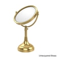 thumbnail image 4 of Height Adjustable 8-in Vanity Top Make-Up Mirror 3X Magnification in Polished Nickel, 4 of 5