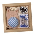 thumbnail image 3 of HILABEE Hand Sewing Pin Cushion 100Pcs Needles Needle Organizer for Needlework Women Blue, 3 of 9