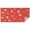 Red Christmas Snowflake, variant on Red Christmas Snowman Pattern Rectangle Tablecloth 60"x84",Waterproof Polyester Rectangle Table Cloth, Wipeable Spillproof Polyester Tablecloth for Dining, Camping, Indoor and Outdoor