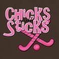 thumbnail image 3 of CafePress - Chicks With Sticks Field Hockey T Shirt - Men's Classic Graphic Cotton T-Shirt, 3 of 4