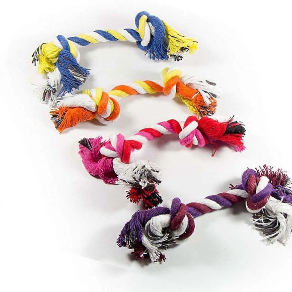 4 Pcs Dog Rope Toys for Puppies & Small Dogs, Puppy Teething Toys, Knots Dog Toy