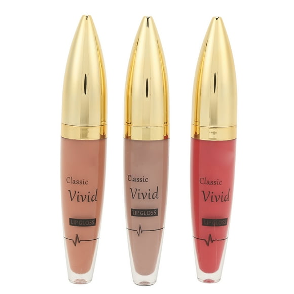 Mancha de Labios Mate, 3pcs Lériz Labial Líquido Mate Acabado Aterciopelado 01 03 04 04 Tono de Color Desgaste para maquillaje