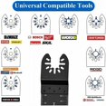 thumbnail image 2 of Hoja de sierra oscilante universal para metal y madera, 20 unidades, 35 mm, liberación rápida, multiherramienta para DeWalt, Craftsman, Bosch, Dremel, FEIN, Ridgid, TCH, Makita, 2 of 5