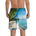 thumbnail image 3 of JRXY Trees Hammock Beach Board Shorts with Pockets Men's Summer Boardshorts l, 3 of 7
