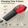 thumbnail image 5 of Dog Clippers for Grooming for Heavy Thick Coat, LED Light Dog Grooming Kit, Low Noise Hair Trimmer,Cordless Pet Hair Shaver with Stainless Steel Blade for Dogs Cats Pet, 5 of 7