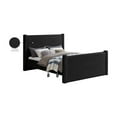 thumbnail image 2 of Meridian Furniture Elias Black Boucle Fabric Queen Bed, 2 of 8