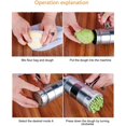 thumbnail image 3 of Stainless Steel Noodle Maker,Manual Pasta Machine Stainless Steel Pasta Maker Pasta Press Noodle Machine,, 3 of 4