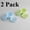 Blue+Green, variant on 2 Pack Portable Round Soap Dishes, Plastic Soap Container with Lid Leak-Proof Drain Soap Box Holder Soap Container