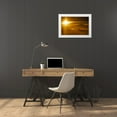thumbnail image 4 of Brian Kidd 4x24 White Modern Wood Framed Wall Art Titled - Rainier Sunset I, 4 of 5