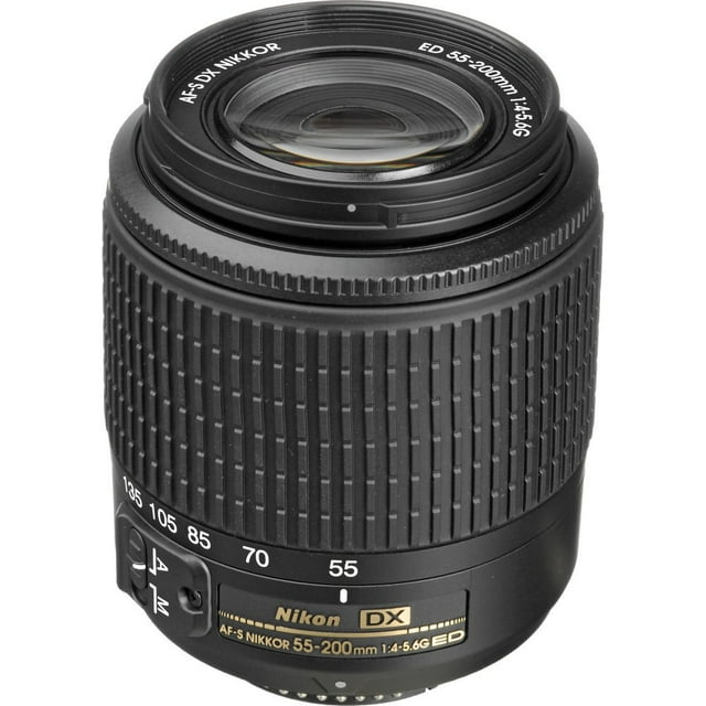 Lente Nikon 55-200 mm F4-5.6G ED Auto Focus-S DX Nikkor