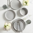 thumbnail image 4 of Stone Lain Haven 4-Piece Pasta Bowl Set Stoneware, Service for 4, Grey, 4 of 6