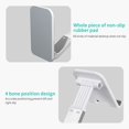 thumbnail image 4 of Cell Phone Stand, Phone Holder Stand Desk Phone Stand for Office Adjustable Mobile Phone Holder Fully Forldable Portable Flexible Compatible with All iPhone Series, Samsung, Other Smartphones, 4 of 5