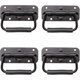 thumbnail image 1 of 4Pcs Metal Folding Box Handles Black Spring Tool Storage Replacement, 1 of 5