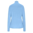thumbnail image 5 of LangJing Women UPF 50+ UV Shirts Long Sleeve with Thumb Holes Workout Sun Shirt Quick Dry Athletic Hiking Running Fishing Tops Blue,L, 5 of 7
