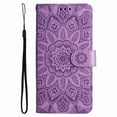 thumbnail image 4 of Funda tipo cartera GANGXUN para iPhone 16 , diseño girasol, cuero PU, soporte, cierre magnético, tarjetero, 4 of 5