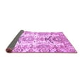 thumbnail image 2 of Ahgly Company Indoor Square Abstract Purple Modern Area Rugs, 7' Square, 2 of 4