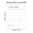 thumbnail image 3 of KOYPTL 2026-2027 Large Vertical Wall Calendar for Home Office Classroom,18 Months Twin-Wire Binding Calendar,Hanging Monthly Planner for Famliy Teachers Students Planning Organisers English Version, 3 of 9