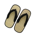 thumbnail image 3 of Abbracc summer open-toe flip-flops: thick-soled, y-shaped, japanese straw 38 39, 3 of 9