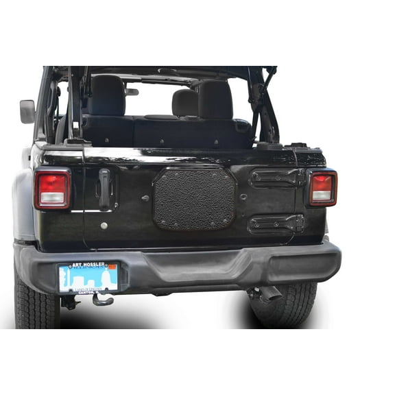Steinjäger Wheels and Tires Wrangler JL 2018 to Present Spare Tire Delete Plate Texturized Black