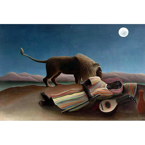 Sleeping Gypsy-Fine art canvas print (20" x 30")