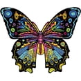 thumbnail image 1 of Puzle de madera HUOGUO con forma de mariposa para adultos y niños, 1 of 5