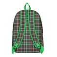 thumbnail image 3 of Minimalist Plaid Backpack with Waterproof Build and Padded Shoulder Comfort, 3 of 5