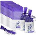 thumbnail image 1 of Scented Lavender Sachets - 20 Pack Cotton Ramie Drawstring Bags for Wedding, Baby Favors and More, 15*7.2cm, 1 of 5